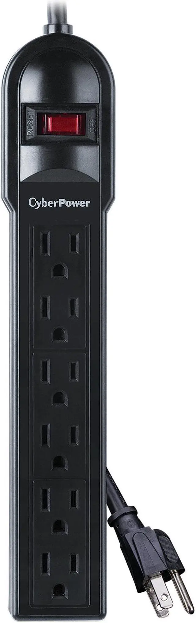 Alt view image 3 of 4 - CyberPower CSB6012 12 Feet 6 Outlets 1200 Joules Surge Protector