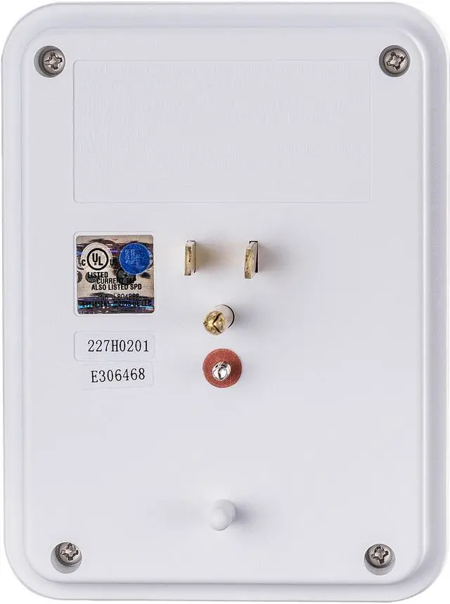 Alt view image 4 of 5 - CyberPower CSP300WUR1 Surge Protector 3-AC Outlet with 2 USB Charging Ports