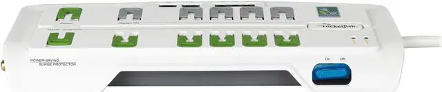 Alt view image 3 of 7 - 8 Feet 12 Outlets 4350 Joules Home Office Surge Protector (RF-PCS12ES), manufactured and warranted by CyberPower