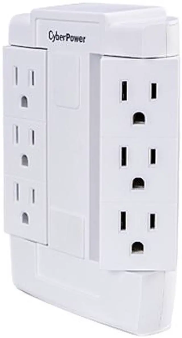 Alt view image 2 of 2 - CyberPower GT600P 6 Outlets Adapter 125V Input Voltage 1875 W Maximum Power
