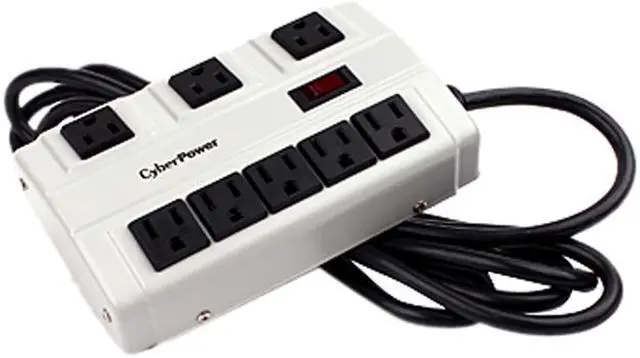 Main image of CyberPower B6010MGY 8 Outlets Power Strip 125V Input Voltage 10 ft. Cord Length
