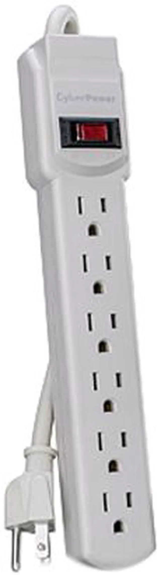 Alt view image 2 of 2 - CyberPower GS60304 6 Outlets Power Strip 125V Input Voltage 3 ft. Cord Length