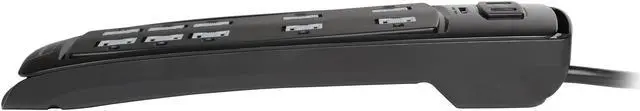 Alt view image 4 of 7 - CyberPower 6 Feet 10 Outlets 3750 Joules Home / Office Surge Protector with 2 USB (1A Shared) Charging Ports