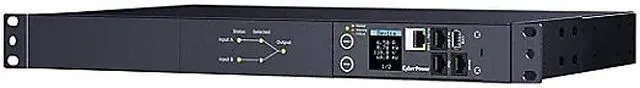 Main image of CyberPower PDU44002 Switched 1U 100 - 120 VAC 20A 10 ft Power Distribution Unit