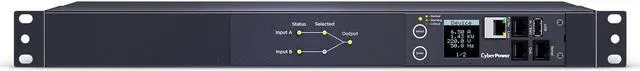 Main image of CyberPower PDU44006 Switched ATS Power Distribution Unit