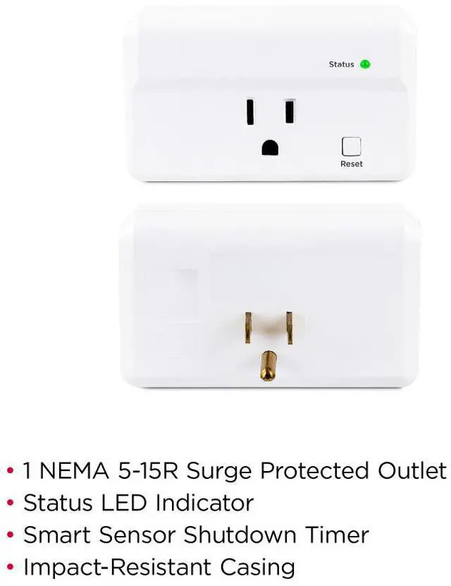 Alt view image 5 of 6 - CyberPower CSP100R Professional 1 - Outlet Surge Protector with 900 J Surge Suppression