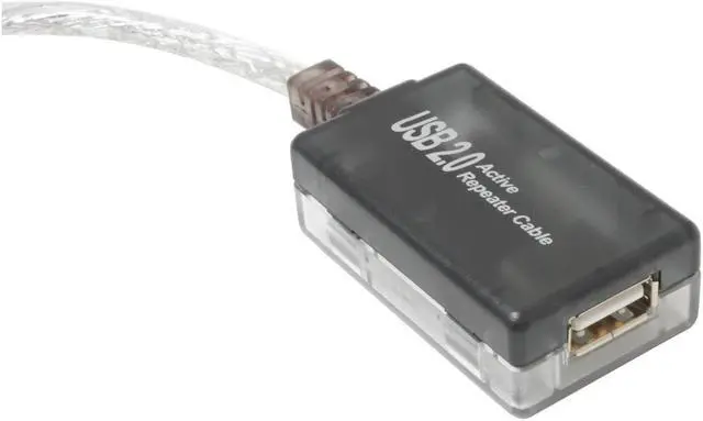 Main image of GWC AR2500- 5M Silver USB 2.0 Repeater Cable