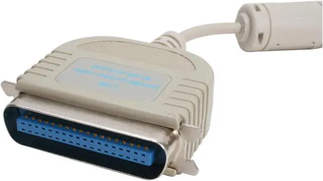 Alt view image 2 of 5 - GWC Model AP1305-BG USB to Parallel Cable (Bi-Directional) - OEM