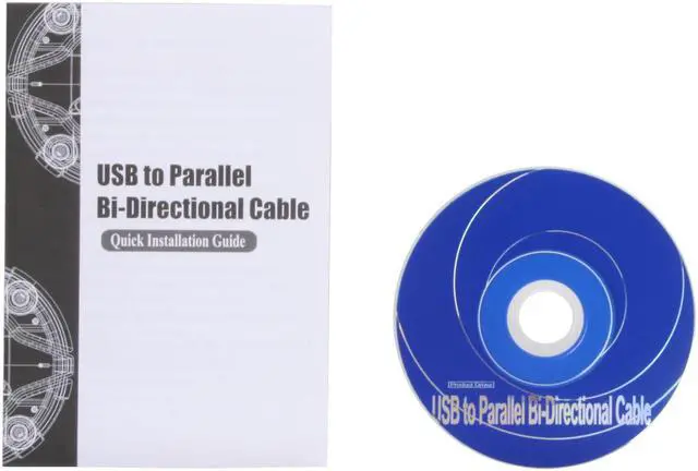 Alt view image 4 of 5 - GWC Model AP1305-BG USB to Parallel Cable (Bi-Directional) - OEM