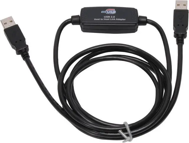 Alt view image 2 of 4 - GWC AN2210 Black USB 2.0 Host to Host Link Adapter