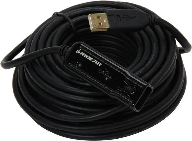 Alt view image 2 of 4 - IOGEAR GUE2118 39 ft. Black Booster Extension Cable