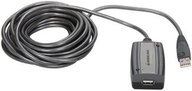 Alt view image 2 of 7 - IOGEAR GUE216 Black USB 2.0 Booster Extension Cable
