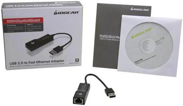 Alt view image 4 of 4 - IOGEAR GUC2100 USB2.0 Fast Ethernet Adapter