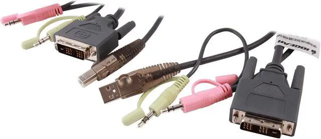 Main image of IOGEAR 10 ft. Single Link DVI-D USB KVM Cable G2L7D03U