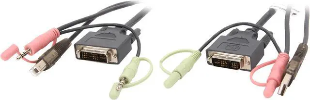 Main image of IOGEAR 6 ft. Single Link DVI-I USB KVM Cable G2L7D02UI