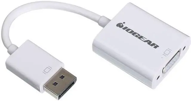Alt view image 3 of 9 - IOGEAR GDPVGAW6 DisplayPort to VGA Adapter Cable