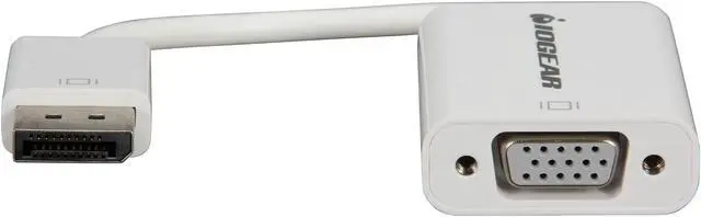 Alt view image 5 of 9 - IOGEAR GDPVGAW6 DisplayPort to VGA Adapter Cable