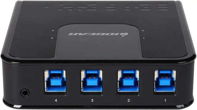 Alt view image 4 of 6 - IOGEAR GUS434 4x4 USB 3.0 Sharing Switch