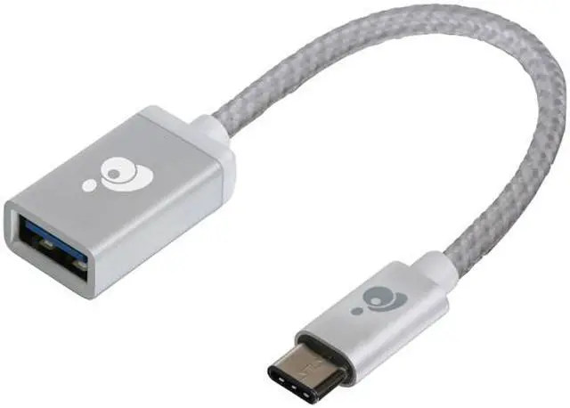 Alt view image 2 of 3 - IOGEAR G2LU3CAF10-SIL Charge & Sync USB-C to USB Type-A Adapter - 1 PACK