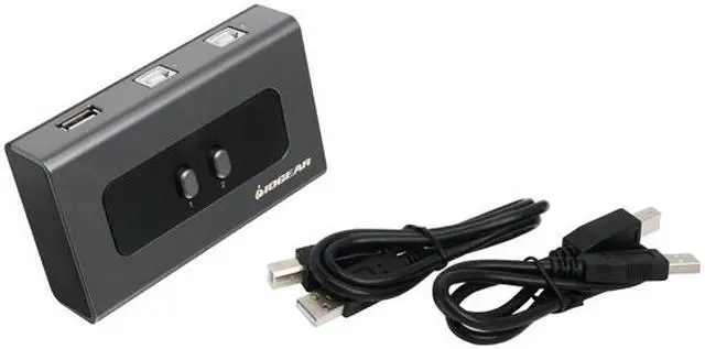 Alt view image 3 of 3 - IOGEAR GUB212 2-Port USB 2.0 Peripheral Sharing Switch
