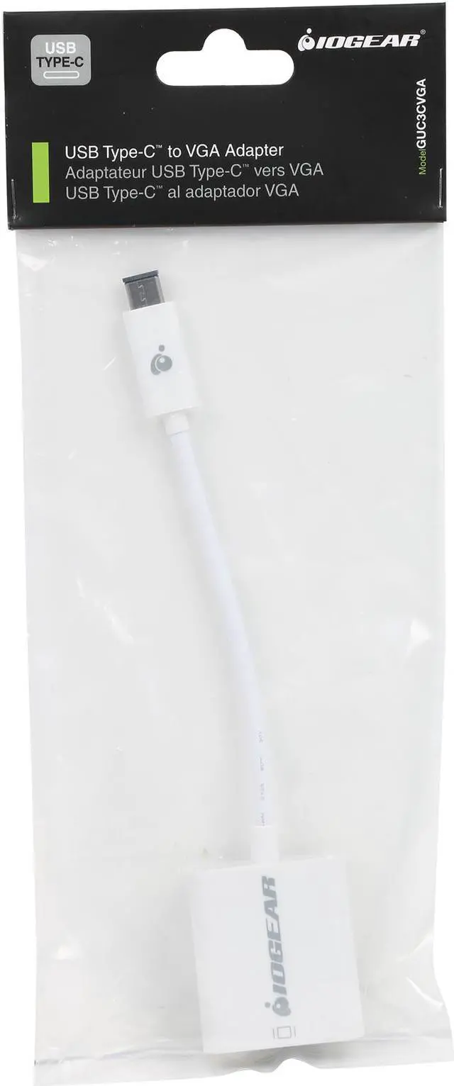 Alt view image 3 of 3 - IOGEAR GUC3CVGA USB Type-C to VGA Adapter
