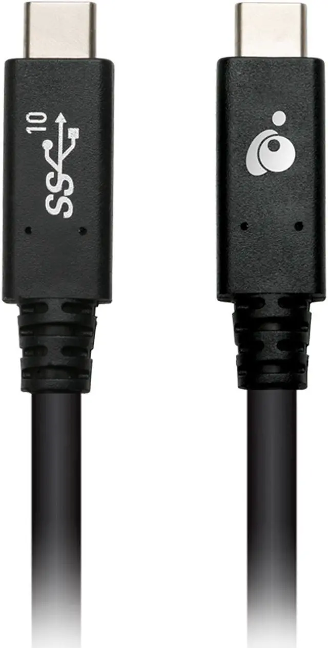 Main image of IOGEAR G2LU3CCM01E Black Smart USB-C to USB-C [USB-IF Certified] 10Gbps Cable with E-Marker