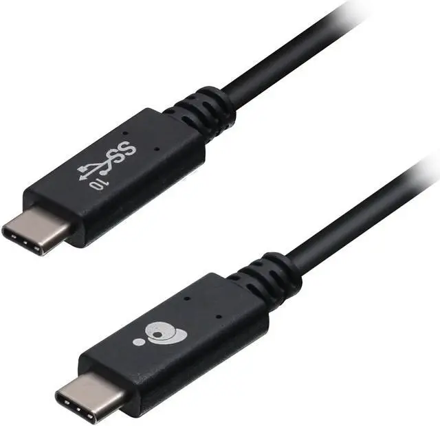 Alt view image 2 of 4 - IOGEAR G2LU3CCM01E Black Smart USB-C to USB-C [USB-IF Certified] 10Gbps Cable with E-Marker