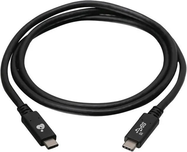 Alt view image 3 of 4 - IOGEAR G2LU3CCM01E Black Smart USB-C to USB-C [USB-IF Certified] 10Gbps Cable with E-Marker
