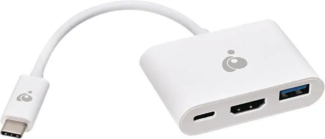 Alt view image 2 of 5 - IOGEAR GUC3C3H USB-C to HDMI / USB Multiport Adapter