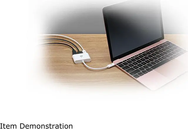 Alt view image 3 of 5 - IOGEAR GUC3C3H USB-C to HDMI / USB Multiport Adapter