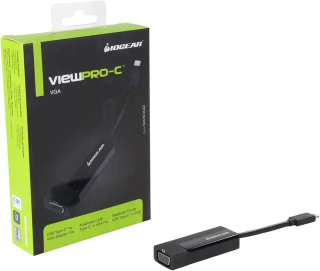 Alt view image 4 of 4 - IOGEAR GUC3CVGA2 ViewPro-C USB-C to VGA Adapter