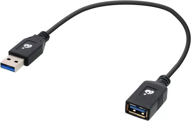 Alt view image 2 of 3 - IOGEAR G2LU3AMF 12" USB 3.0 Extension Cable Male to Female