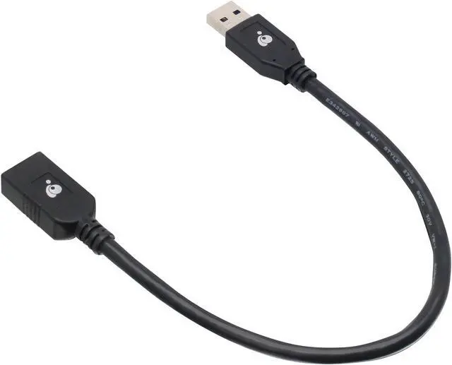 Alt view image 3 of 3 - IOGEAR G2LU3AMF 12" USB 3.0 Extension Cable Male to Female