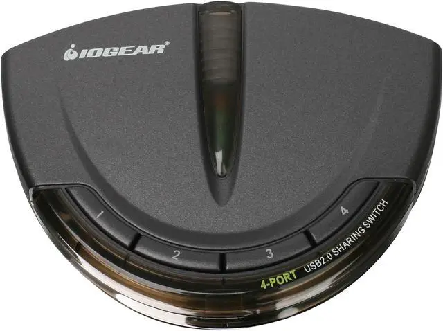 Alt view image 3 of 6 - IOGEAR GUB431CA1KIT 4-Port USB 2.0 Printer Switch with USB-A to USB-C Adapter Kit