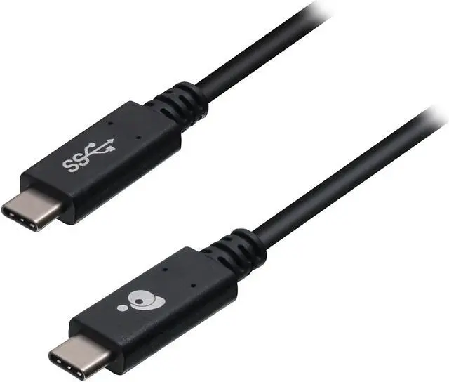 Alt view image 2 of 4 - IOGEAR G2LU3CCM12E Black USB-C to USB-C 5 Gbps 6.6 ft. (2m) Cable
