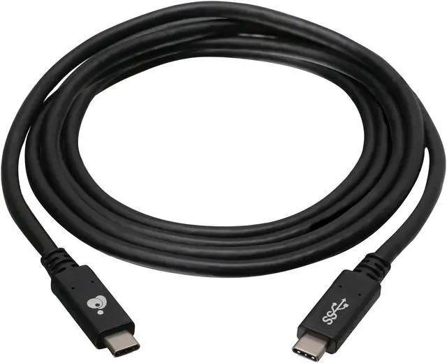 Alt view image 3 of 4 - IOGEAR G2LU3CCM12E Black USB-C to USB-C 5 Gbps 6.6 ft. (2m) Cable