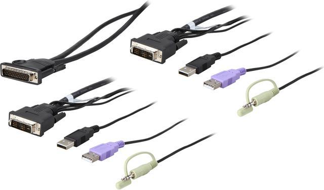 IPGard, Dual-HDMI/USB/Audio KVM Cable, 10 Feet