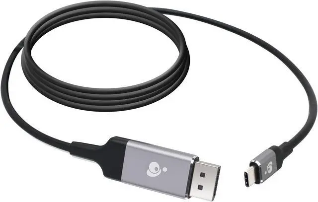 Alt view image 2 of 6 - IOGEAR G2LU3CDP22 USB-C to DisplayPort 8K Cable, 6.6 ft. (2m)