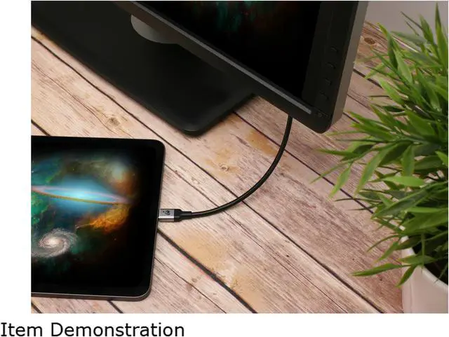 Alt view image 6 of 6 - IOGEAR G2LU3CDP22 USB-C to DisplayPort 8K Cable, 6.6 ft. (2m)