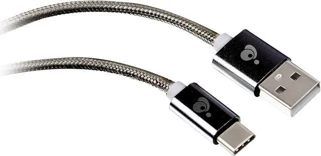 Alt view image 2 of 2 - IOGEAR G2LU3CAM02-GY 6.56 ft. Gray Charge & Sync Pro - USB-C to USB-A Cable