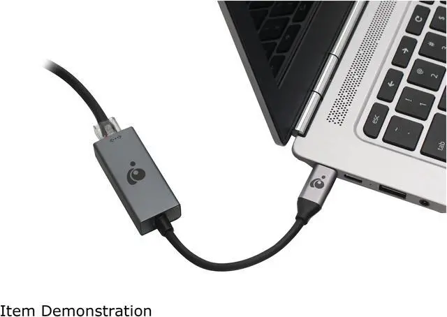 Alt view image 2 of 3 - IOGEAR GUC3C01B GigaLinq Pro 3.1, USB 3.1 Type-C to Gigabit Ethernet Adapter