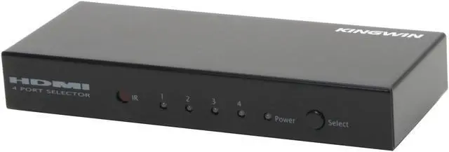 Main image of Kingwin KW-HDMI401A 4 Port Selector HDMI Switch and Remote