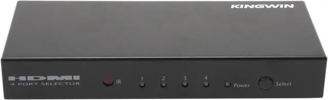 Alt view image 2 of 6 - Kingwin KW-HDMI401A 4 Port Selector HDMI Switch and Remote