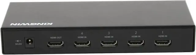 Alt view image 3 of 6 - Kingwin KW-HDMI401A 4 Port Selector HDMI Switch and Remote