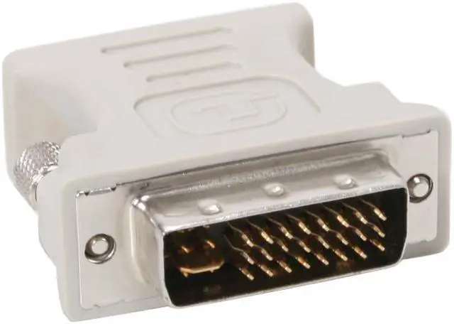 Main image of KINGWIN ADP-01 DVI-I MALE (24 + 5 pin) to VGA HD 15 Female Adapter
