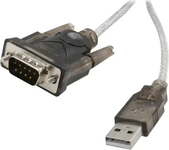 Main image of KINGWIN Model RS232 5 ft. USB (M) to RS232 (M) Serial Converter Male to Male