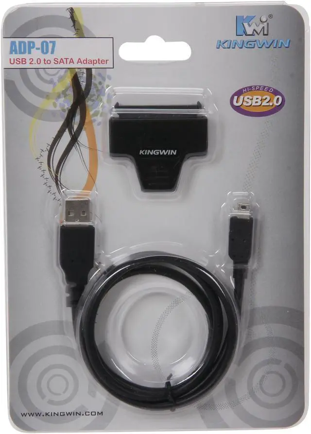 Alt view image 3 of 3 - USB 2.0 to SATA Adapter