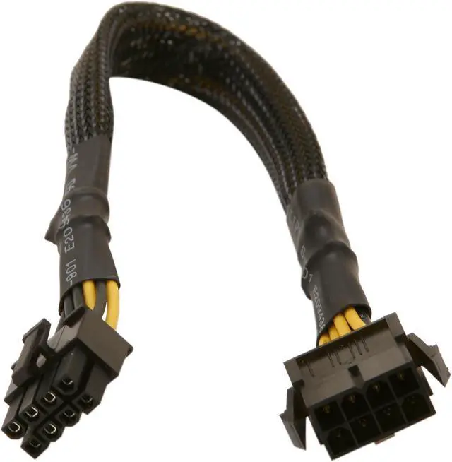 Alt view image 2 of 3 - KINGWIN PCI-02 1 ft. EPS 12V 8-Pin Power Extension Cable Female to Male