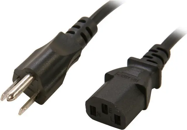 Main image of KINGWIN Model PCD-06 6 ft. 3-Pin 18 AWG Heavy-Duty Power Cord Male to Female