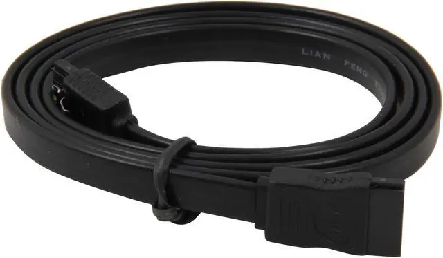 Alt view image 2 of 3 - KINGWIN SAC-11 SATA (M) to SATA (M) w/ Clip Data Cable